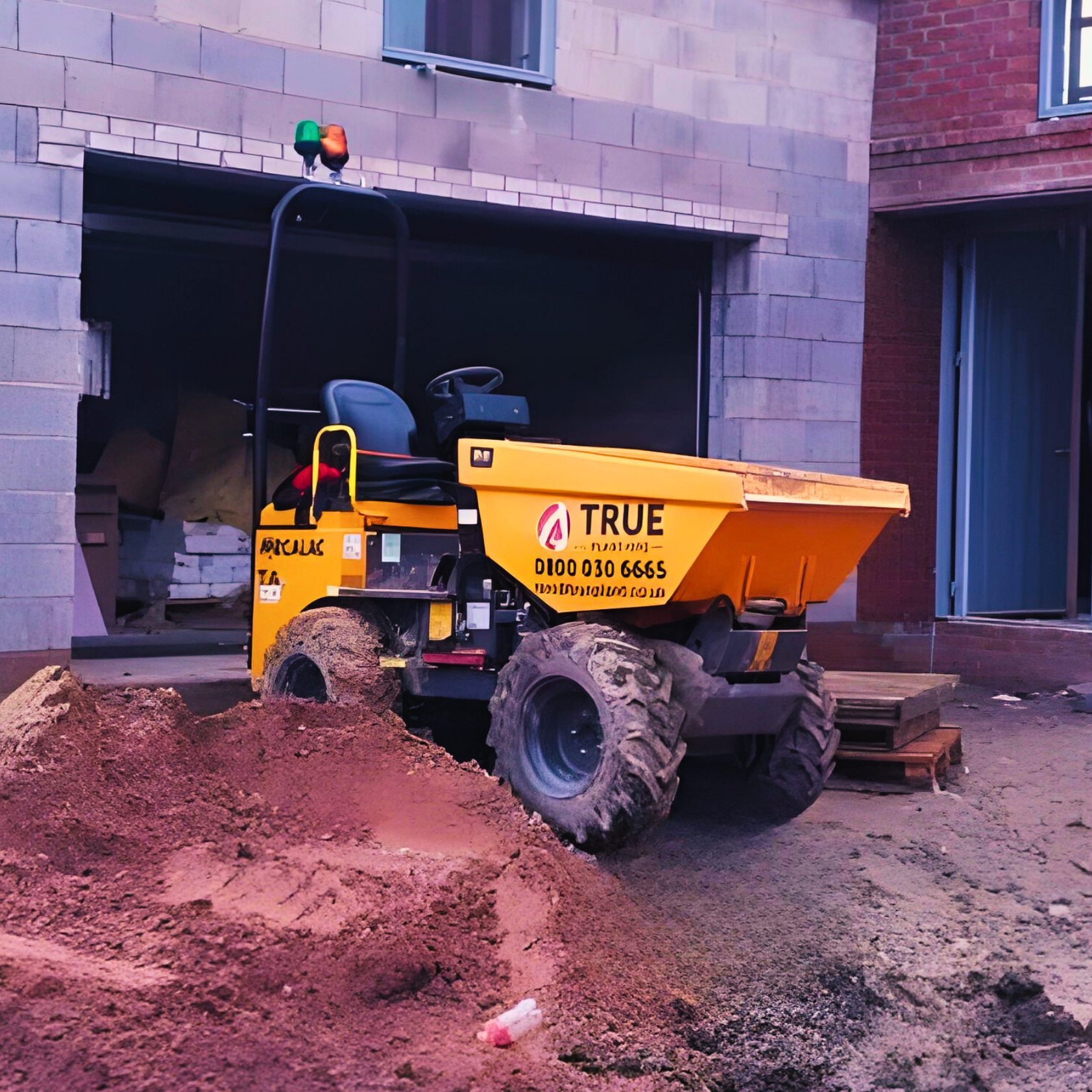 1T Micro Excavator Hire from True Hire