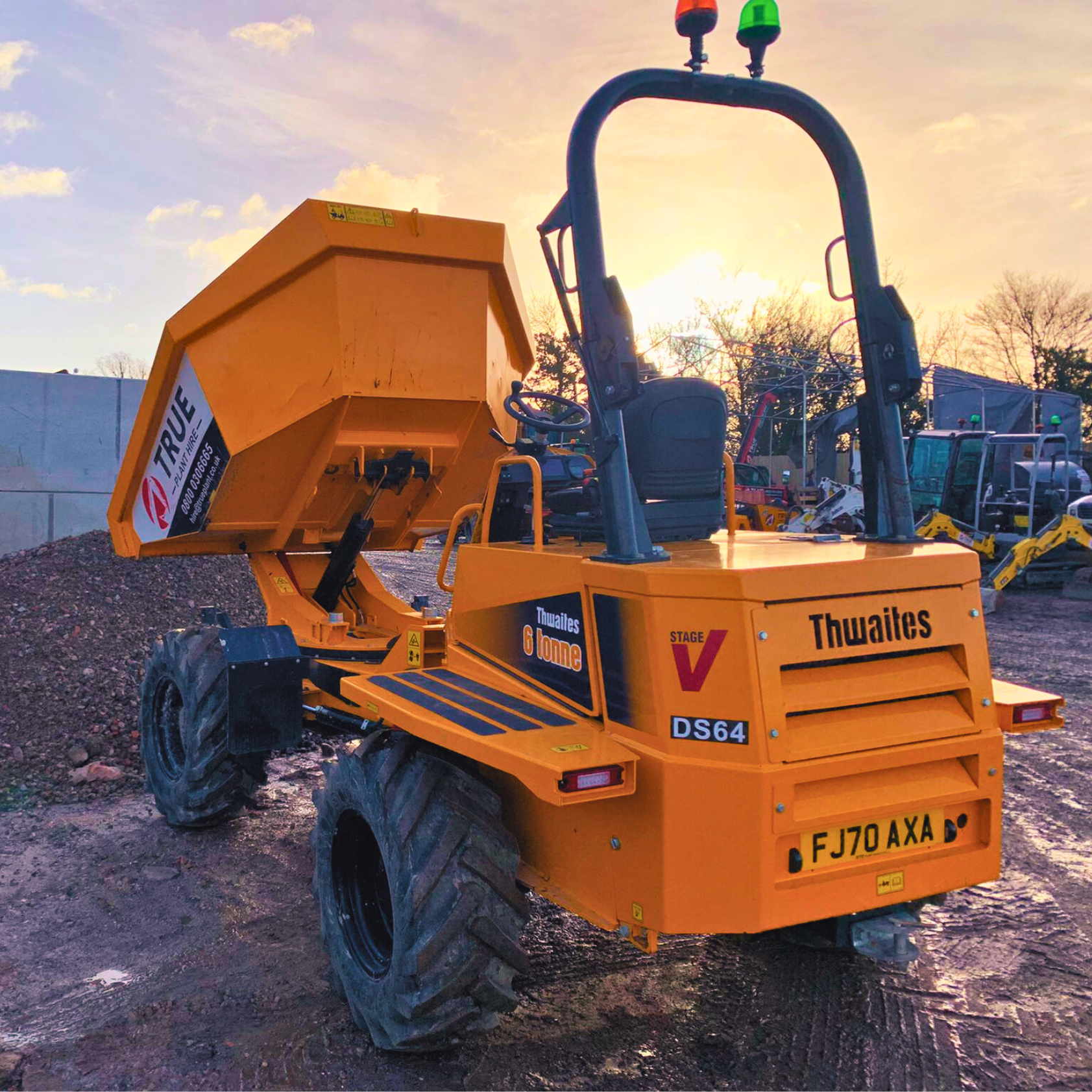 1T Micro Excavator Hire from True Hire